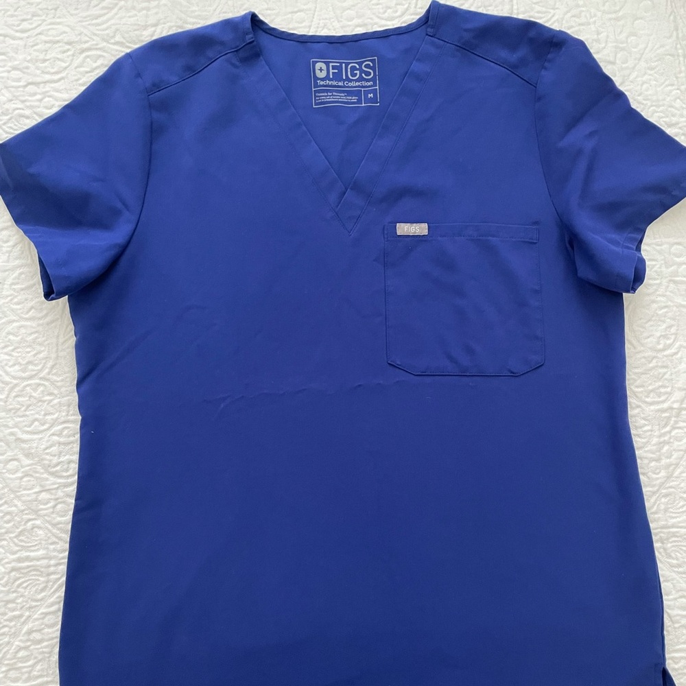 Figs Catarina Dark Royal Blue in MEDIUM
